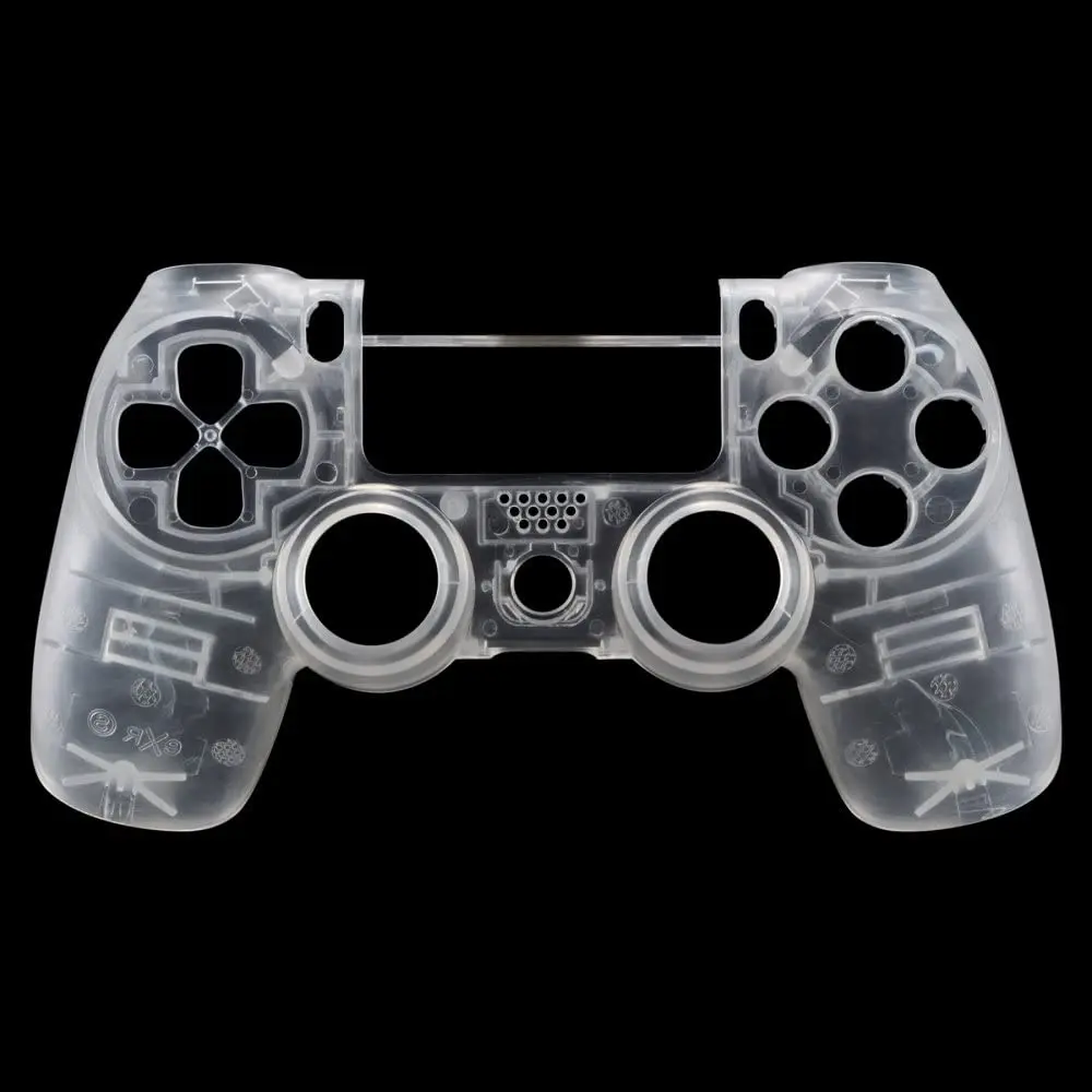 

Transparent Clear Custom Faceplate Cover Replacement Front Housing Shell Case For PS4 Pro Controller Gamepad JDM-040 JDS 040