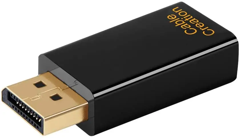 Адаптер Displayport-HDMI поддерживает разрешение видео 4K x 2K @ 30hz 3D позолоченный