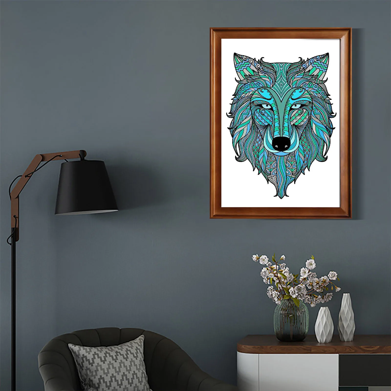 

100pcs 3d Wooden Puzzle For Children Adult Personalized Wolf Shaped Jigsaw Puzzle Games Toys Funny Educational Games Toys#LR2