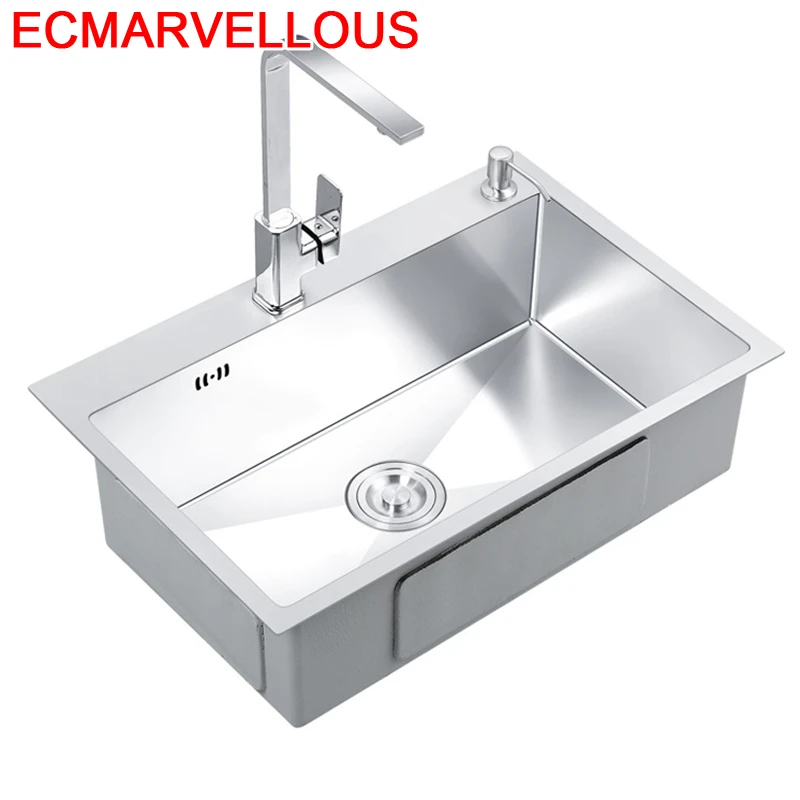 Стальная портативная раковина для кухни|Кухонные раковины| |