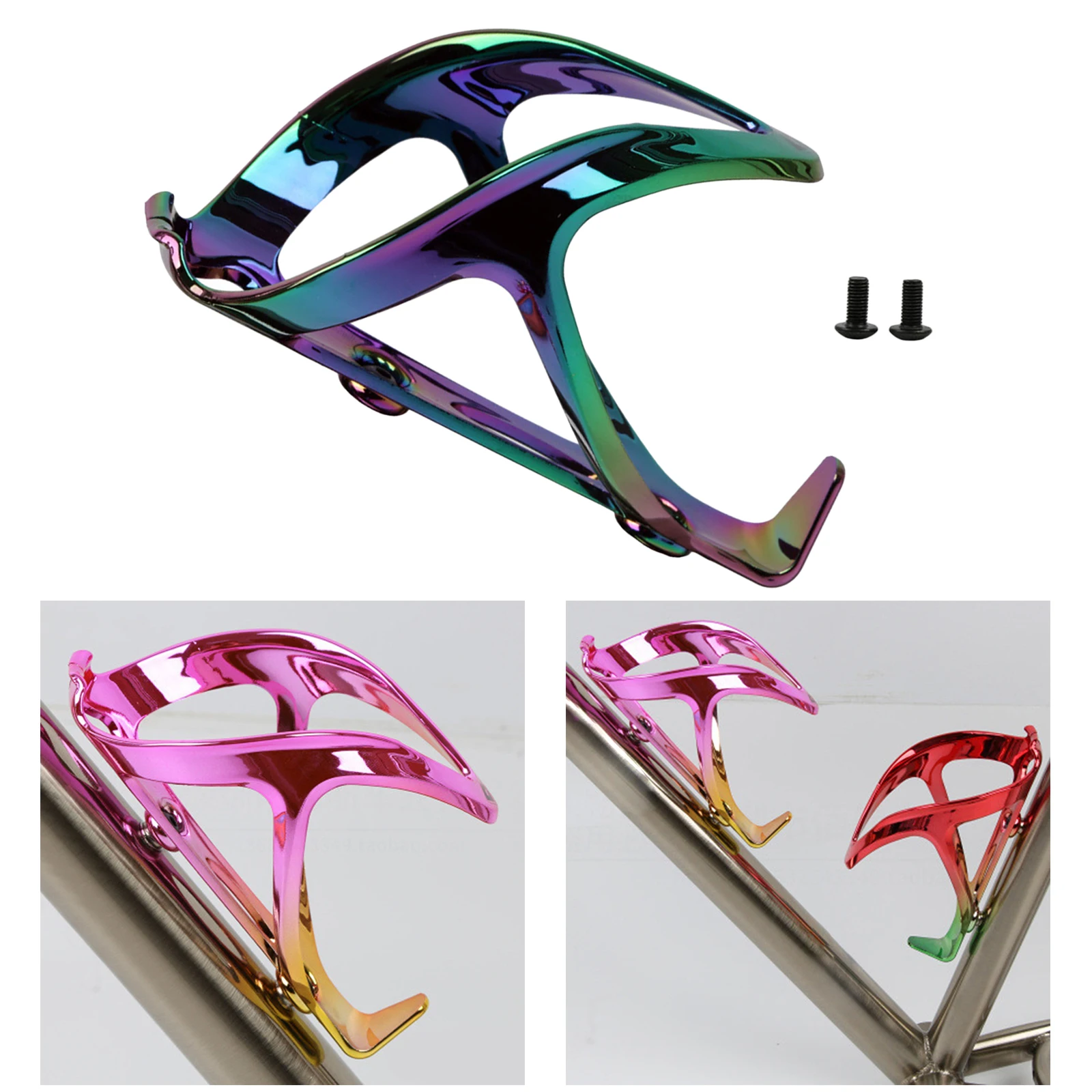 

Universal Bicycle Bottle Cage Lightweight Bike Water Cup Holder Riding Drink Beverages Bracket Mount for Mountain Road Bike