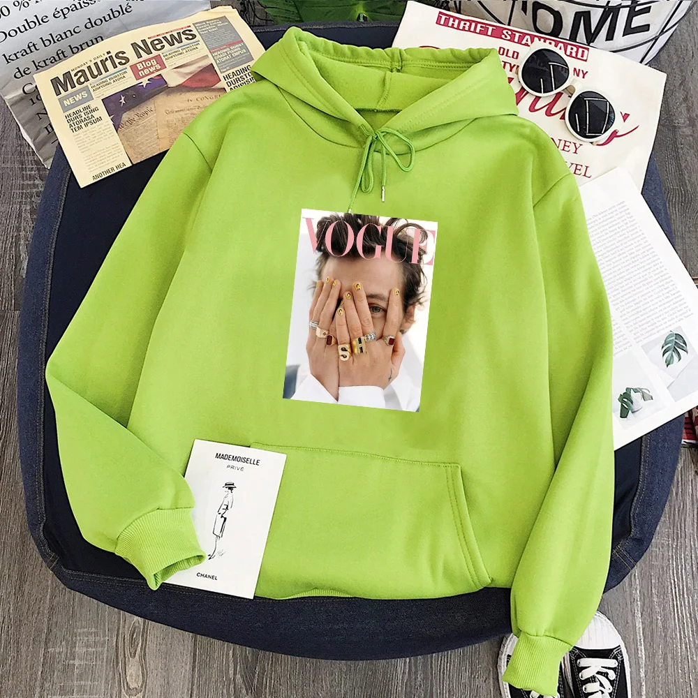 

Harry Styles Letter Printing Sweatshirt Women Casual Character Plus Size Hoodies Aesthetic Harry Styles Japanese Fashion 2021