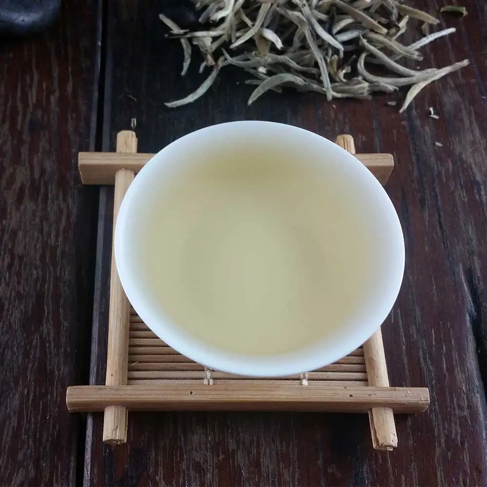 Китайский чай белый 250 г Серебряная игла Белый Органический Bai Hao Yin Zhen