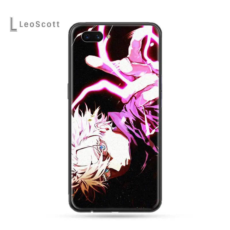 

Anime Jujutsu Kaisen Gojo Ryomen Phone Case For OPPO F 1S 7 9 K1 A77 F3 RENO F11 A5 A9 2020 A73S R15 REALME PRO cover funda