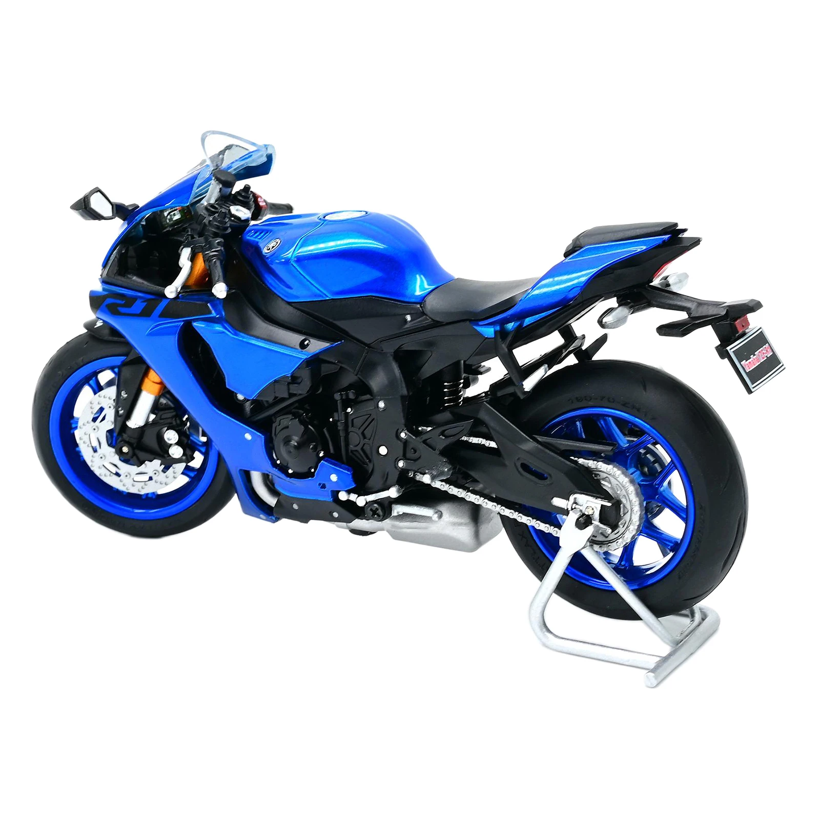 Коллекция 1:18 мотоциклов Yamaha YZF R1 литые под давлением модели Blue R1| |