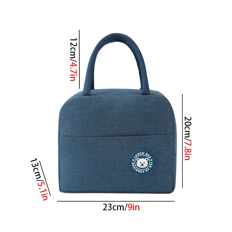 

Simple Lunch Bag Portable Camping Preservation Bag Aluminum Foil Insulation Meal Bag Student Lunch Bag Fresh Cooler Bags