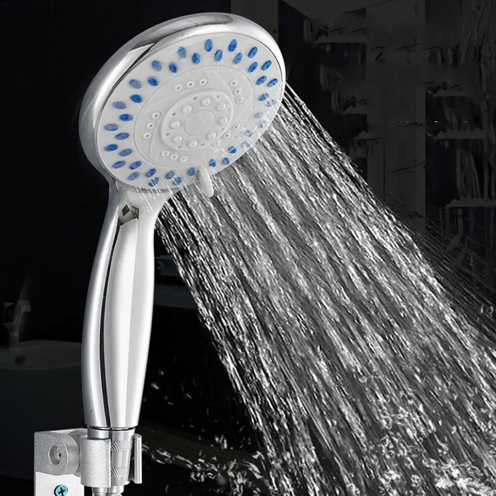 

1pcs Super light Plactic Water Saving Handheld Bathroom Head Shower Shower Supercharged Showerhead Drop Supplies Nozzle Ant X1H9