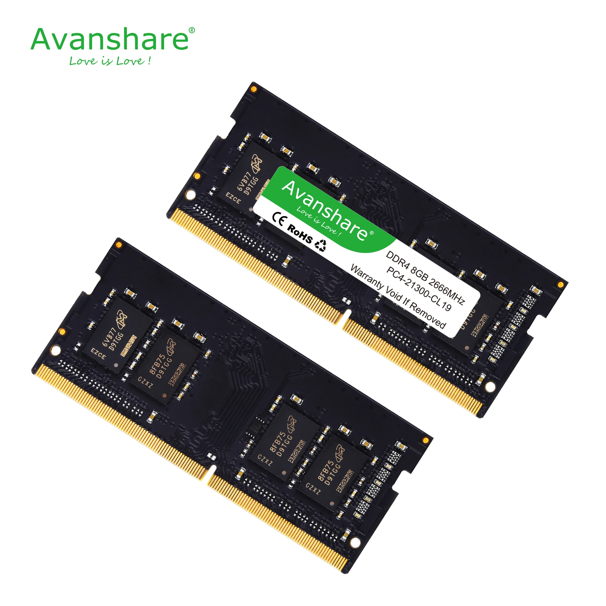 Оперативная память Avanshare memoria ddr4, 4 ГБ, 8 ГБ, 16 ГБ, 2666 МГц, 2400 МГц, оперативная память для ноутбука, оперативная Память DDR4, от Ali express