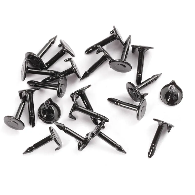 Металлическая Медная брошь-Пряжка 50 шт./лот застежка-Пряжка для ногтей