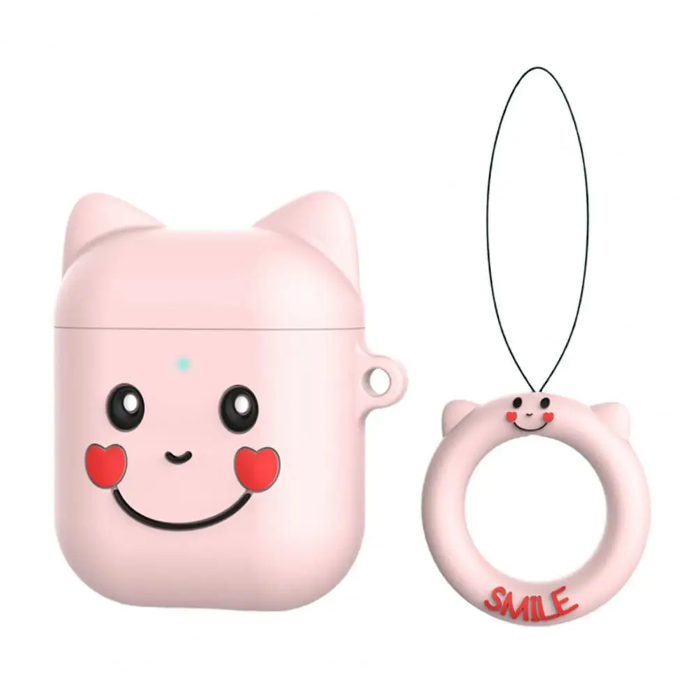 

Cute Cartoon Wireless Bluetooth Earphones Silicone Protective Cover For Airpods 1/2 Protective TWS Earphone Accessories Case