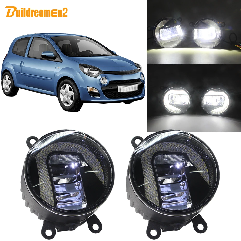 Buildreamen2 для Renault Twingo хэтчбек 2007-2015 Автомобильный светодиодный проектор внешний