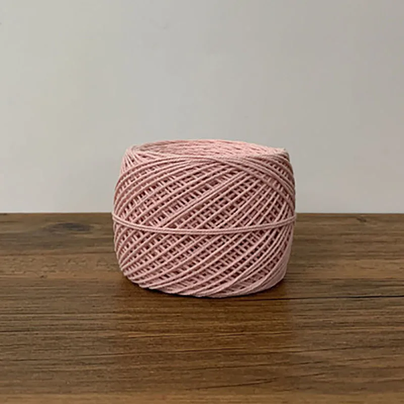 

100G Hand-knitted Cotton 9-strand Twine DIY Wool Crochet Thread Bag Covered Lace Thread