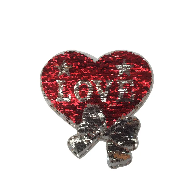 1 шт. Блестки бисера вышитые Пришивные Патчи Наклейки Футболка Мода DIY Одежда