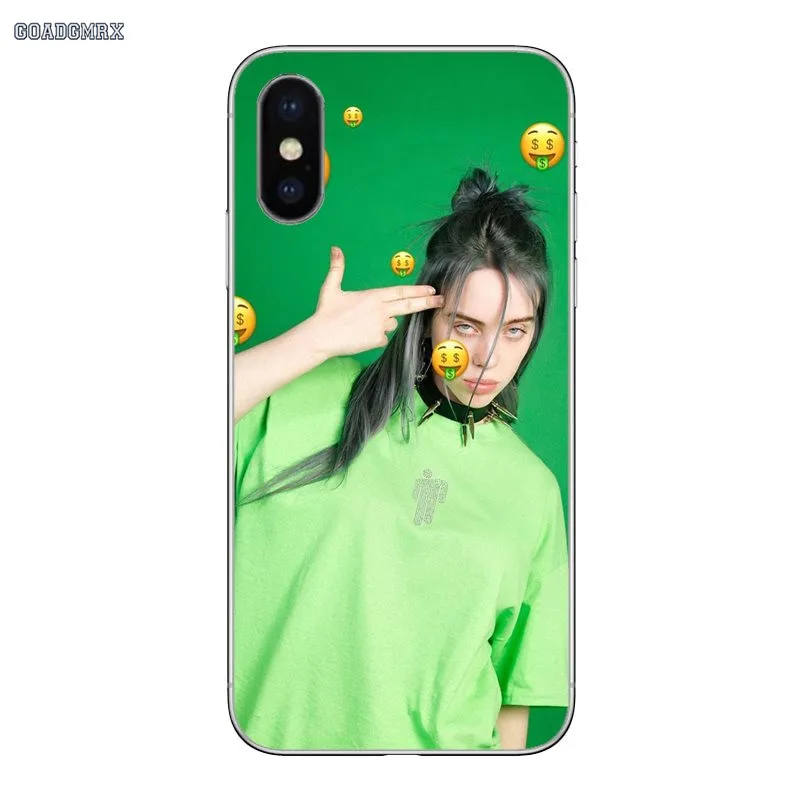 Soft Transparent Cover For Huawei P Smart 2019 G7 G8 P7 P8 P10 Plus P20 P30 Pro P9 Lite Mini 2017 Billie Eilish Pop Music Singer | Мобильные