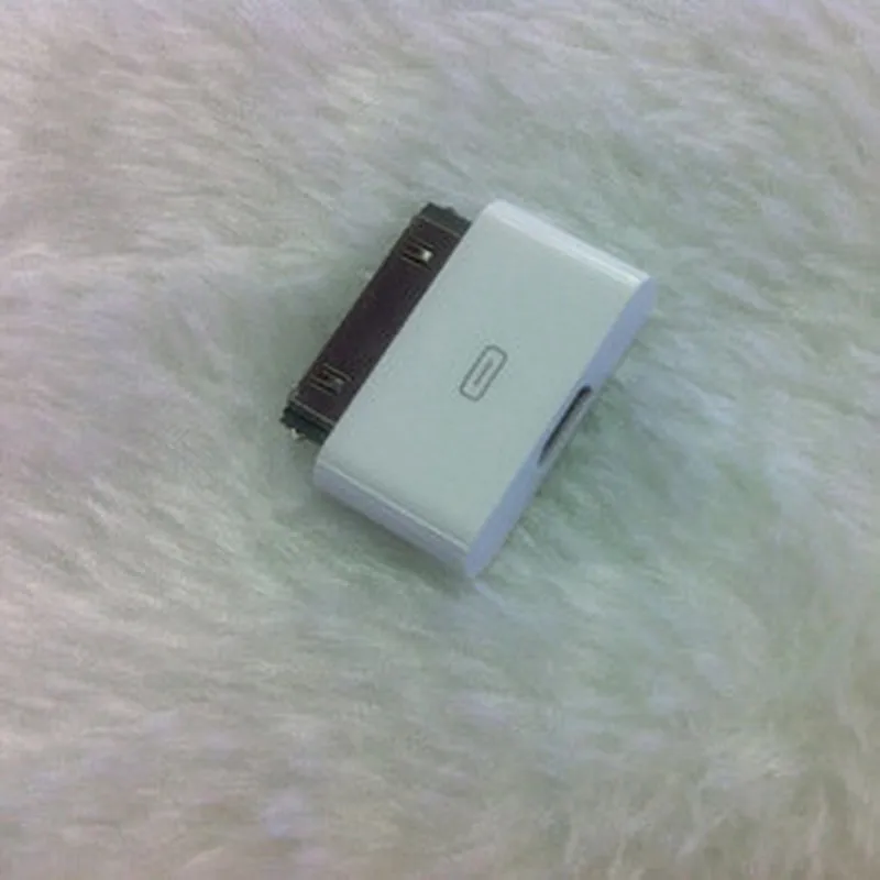 Portefeuille Micro USB переходник с гнезда на 30 Pin зарядный адаптер для IPhone4 4S IPad1 конвертер