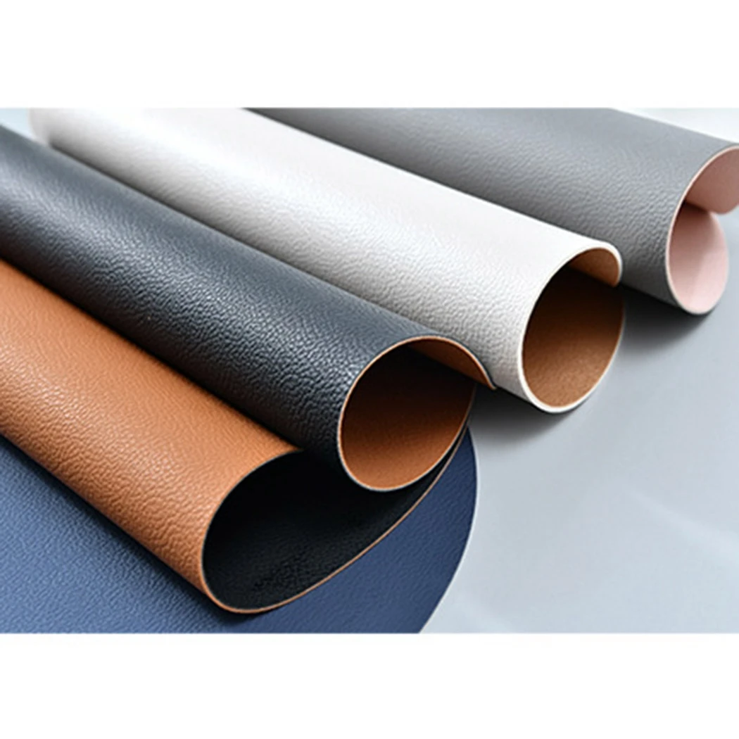 

justdolife Insulation Oilproof Semi Circle Table Mat Waterproof Faux Leather Placemat Dining Mat with Cup Mat Kitchen Accessorie