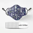 Маска для взрослых для анестезии, многоразовая, из полиэстера