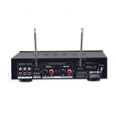 Sunbuck AV-618E HIFI аудио Bluetooth 2,0 канальный Профессиональный Cara OK усилитель мощности двойной беспроводной микрофон подарок