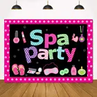Фон для фотографий с изображением красочных точек для спа-вечеринки, тематический фон