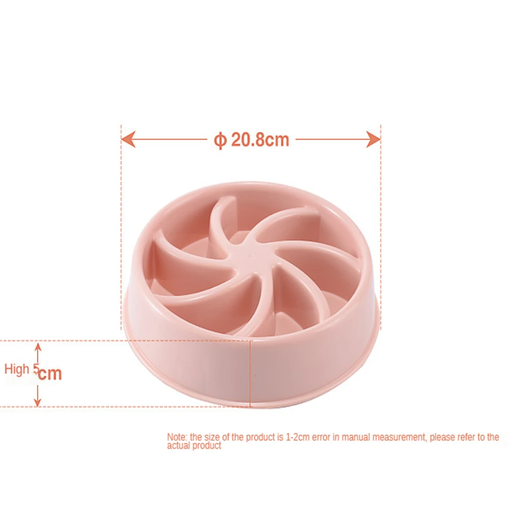 Пластиковая миска для собак Модель ветра медленного питания предотвращение