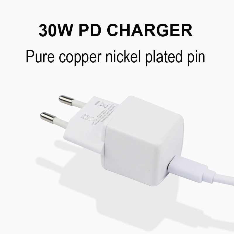 USB C зарядное устройство 30 Вт PD Type QC3.0 Быстрая Зарядка адаптер для iPhone 13 12 11 Pro Max X 8