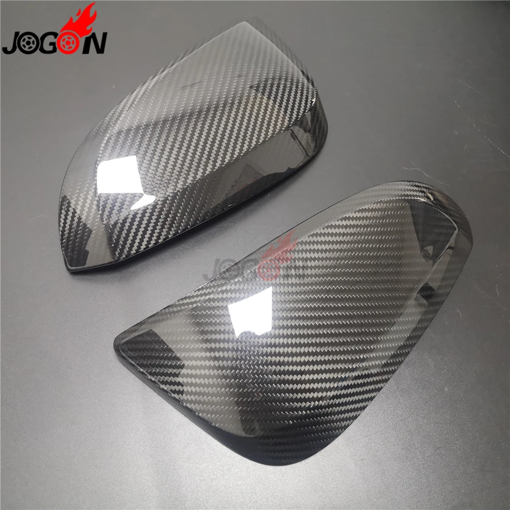 Выхлопной трубы из углеродного волокна для Toyota RAV4 Highlander Noah R80 Voxy Esquire 4runner Hilux Fortuner Innova боковой корпус бокового зеркала элемент облицовки корпуса