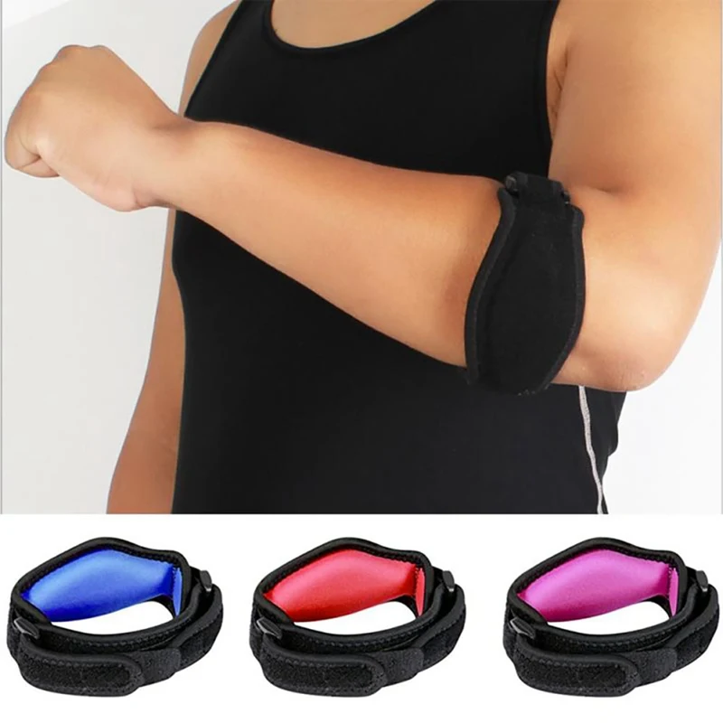 

Adjustable Elbow Support Lateral Pain Syndrome Golfer With Elbow Pad Basketball Tennis Golf