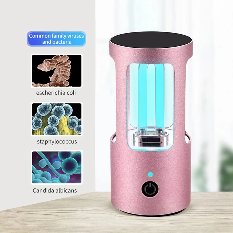 УФ лампа Портативный Мини стерилизатор для дезинфекции кварцевый ультрафиолет USB убить вирус UVC очищающий