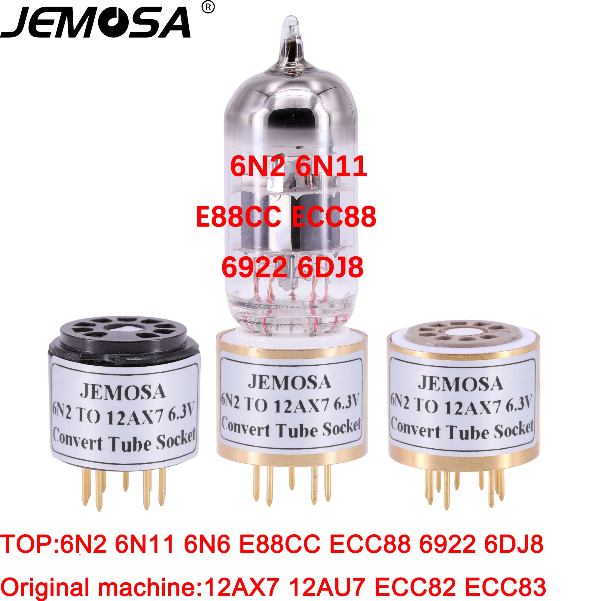 1 шт. ECC88 E88CC 6N11 6N6 6922 6N2 до 12AX7 12AU7 ECC82 ECC83 6 3 В аудио усилитель вакуумная трубка