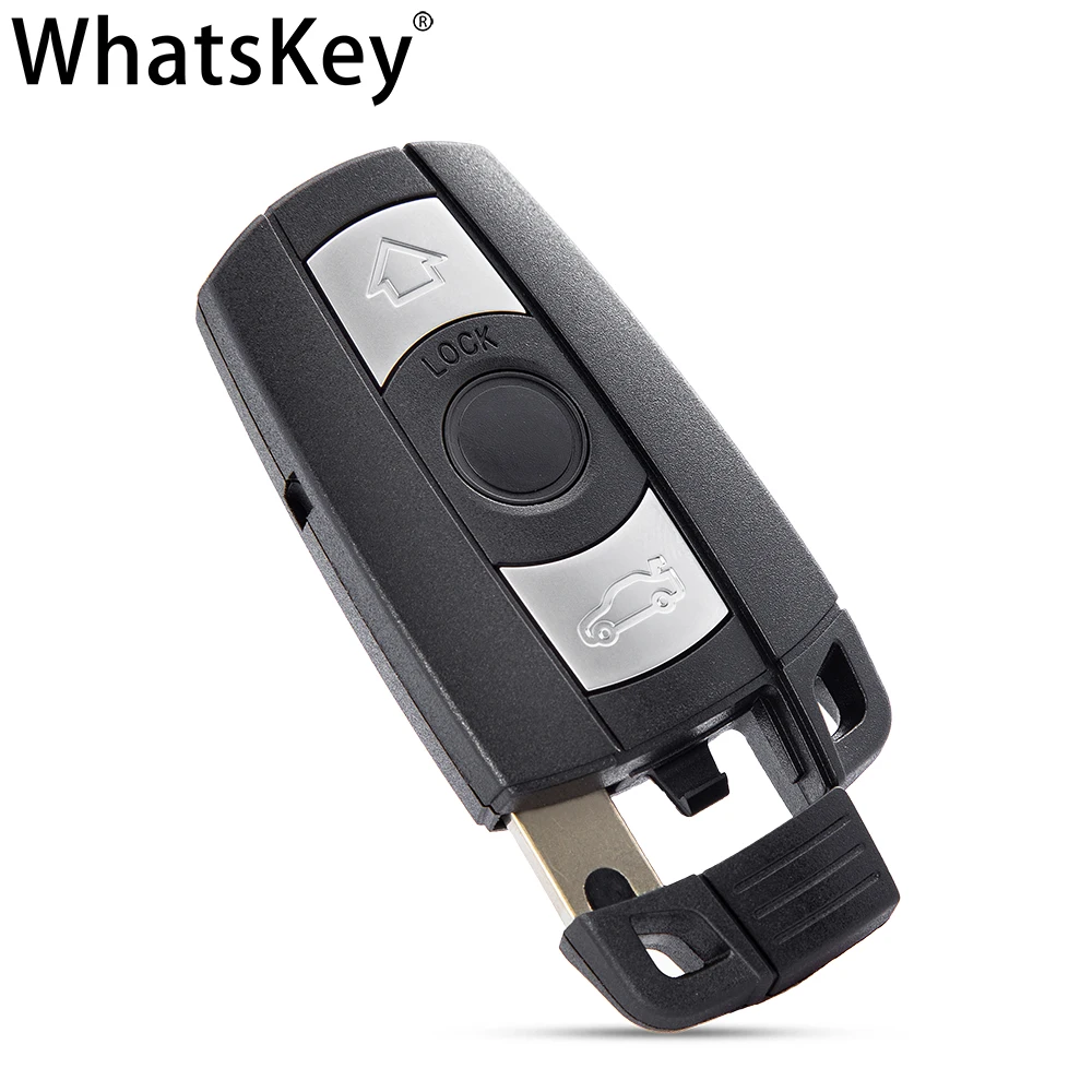 Умный чехол для ключа с тремя кнопками BMW 1 3 5 6 серии E60 E70 E71 E72 E82 E87 E88 E89 E90 E91 E92 X5