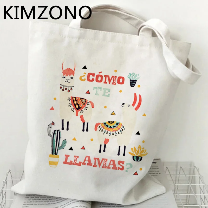 

Сумка для покупок с ламой-альпакой, сумки для продуктов, сумки для покупок, джутовые сумки, джутовые сумки, складные сумки