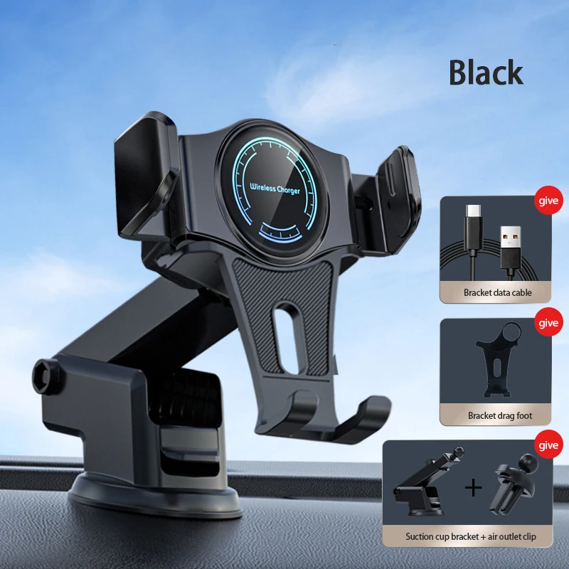 

15W Car Magnetic Wireless Charger Mobile Phone Touch-sensitive Fast Charger For IPhone 11 12 13 Samsung Xiaomi Huawei 4-7 Inch