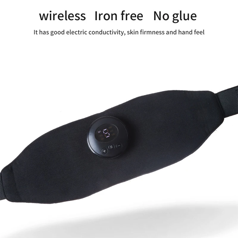 Стимулятор мышц живота EMS Тренажер Пояс для поддержки талии электро стимуляция