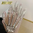 XIDNT Рождественский мужской браслет в стиле панк готический каркас для рук Эластичный регулируемый браслет для пары женский браслет