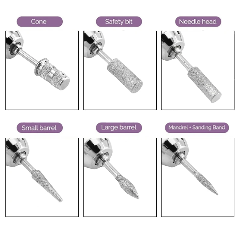Электрическая дрель для ногтей набор маникюра и педикюра пилка гель удаления