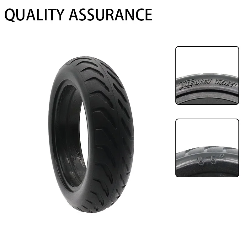 

8.5 Inch Solid Tire Electric Scooter Non-Inflatable Shock Absorber Damping Durable Rubber Tyre for Mobility Scooter Skateboard