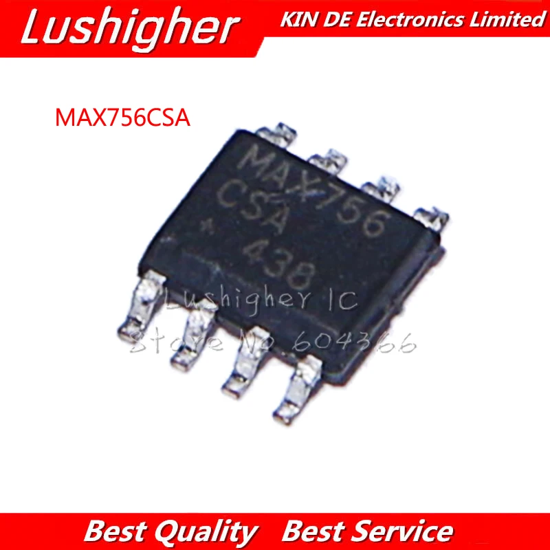 

10 шт. MAX756 MAX756CSA SOP-8 SMD