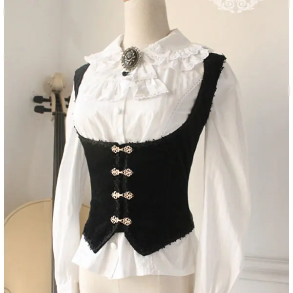 Индивидуальный дизайн ~ Готический винтажный корсет с косточками для женщин от