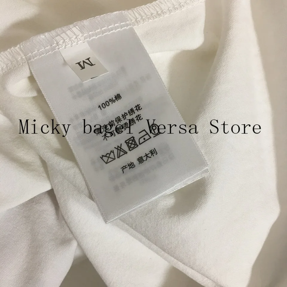 

luxury design embroidery lettered printing fashion women's top temperament Lapel versatile metal button long sleeve denim shirt