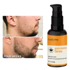 4 шт. набор для роста бороды для мужчин (30 мл эссенция для бороды, крем для чистки бороды, расческа для бороды, массажный ролик) Усилитель роста бороды, более толстое масло