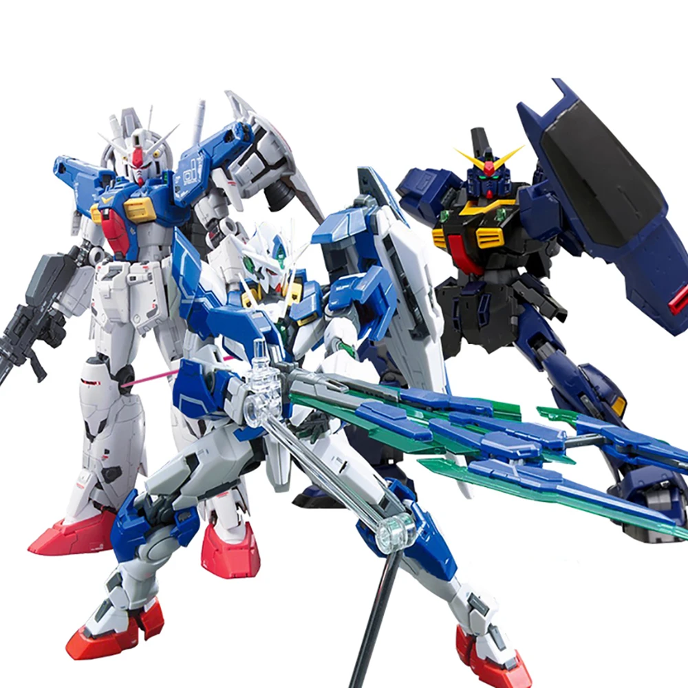 

Bandai Gundam RG 1/144 Sinanju Zaku WING ZERO Anime Action Figure Model Series With Water Decal Assembling Collection Toys