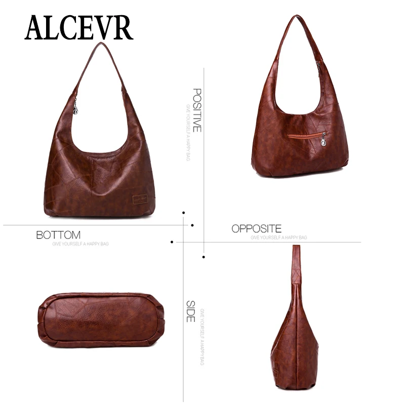 Модная женская сумка-тоут брендовая Женская Дамская Сумочка Хобо кошелек сумка