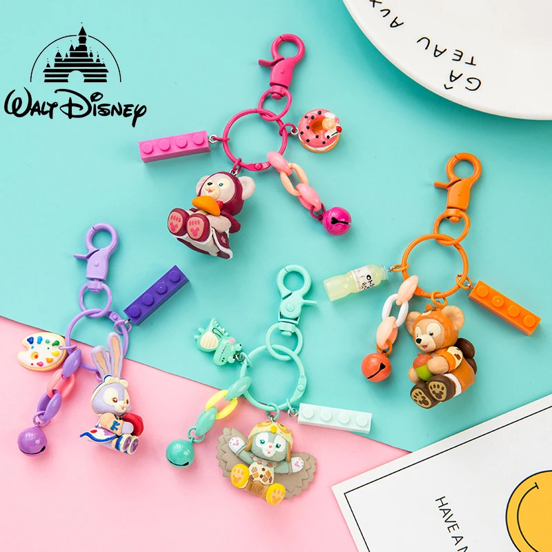 Disney ПВХ Kawaii милые сумки из натуральной кожи Duffy медведь Stella брелок Shelliemay Llaveros Para