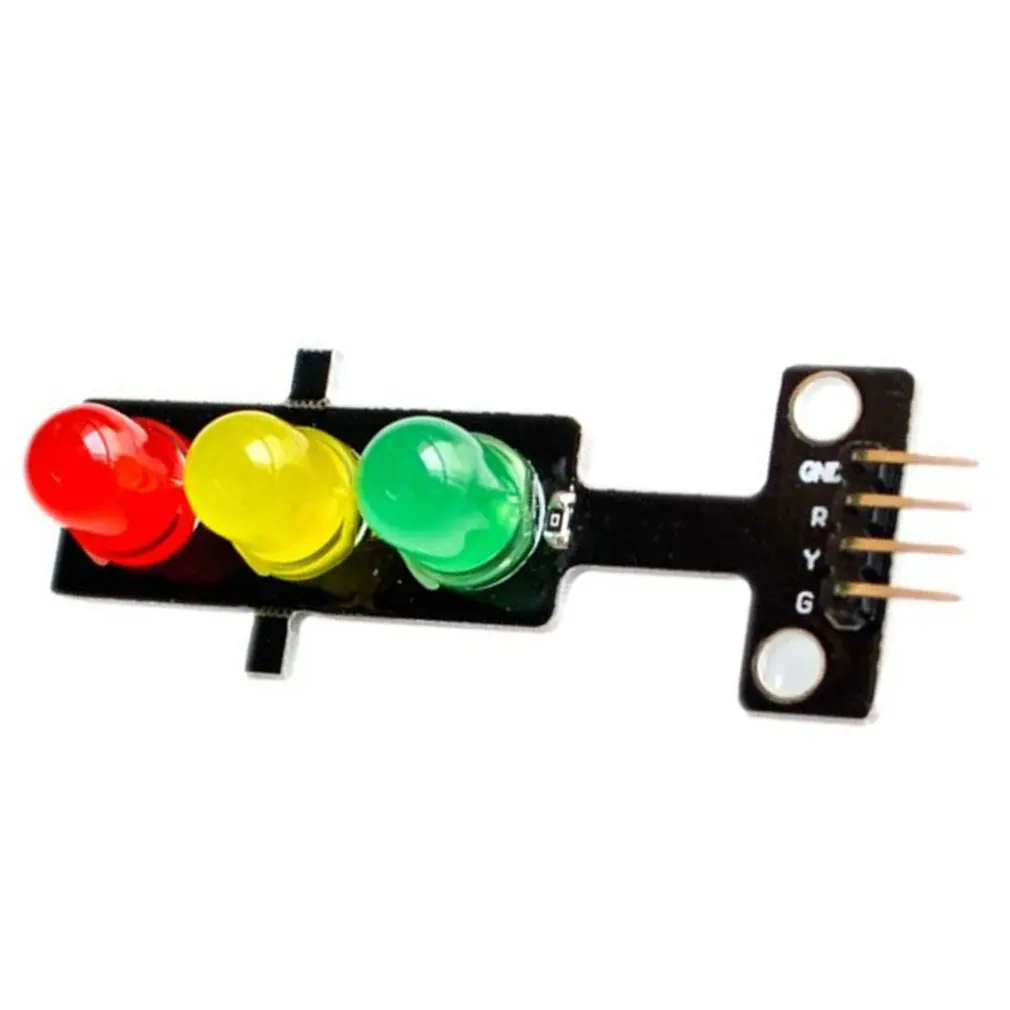 

Led Traffic Light Module 5V Traffic Light Lighting Module Digital Signal Output Ordinary Brightness 3 Light Separate Control