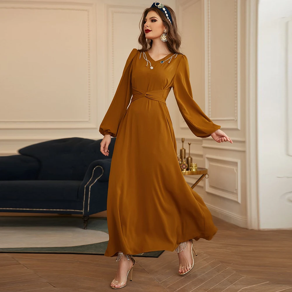 Халат Djellaba Femme Abaya Дубай Турция кафтан арабский хиджаб мусульманское платье
