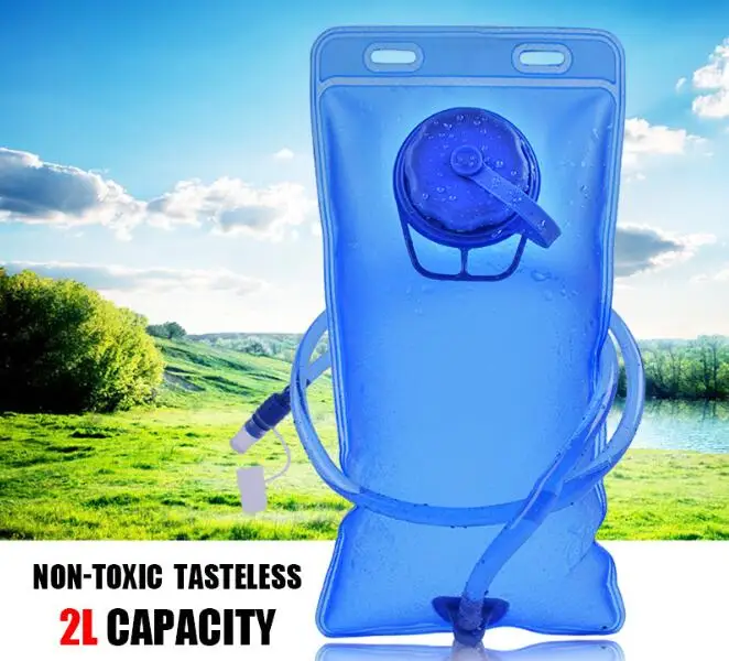 2L Translucent PEVA Camping & Hiking folding water bag Food grade TPU liner | Water Bags