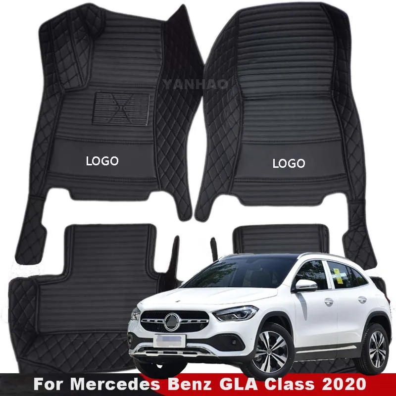 

Автомобильные коврики на заказ для Mercedes Benz GLA Class 2020-2023 GLA H247 Gla 45 Amg, водонепроницаемые, для любой погоды, автомобильные коврики, аксессуары