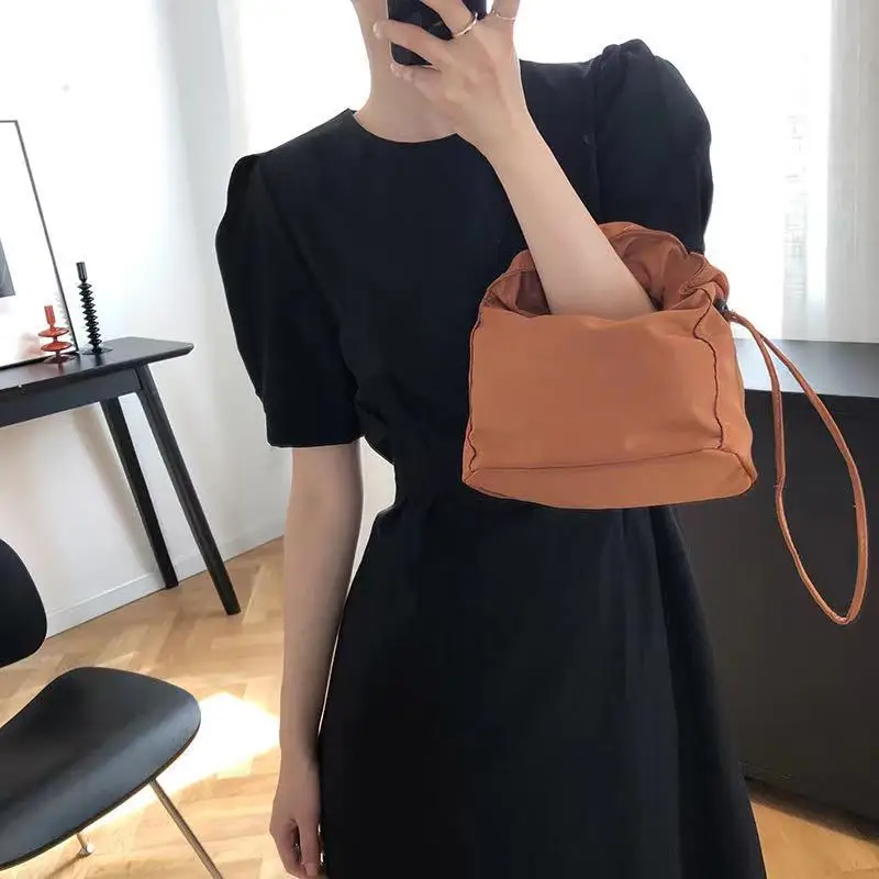 

Women's Shoulder Bag 2020 New Trend Sling Messenger Bag Luxury Retro Fashion Mahjong High Quality Plain Leather Handbag W415-420