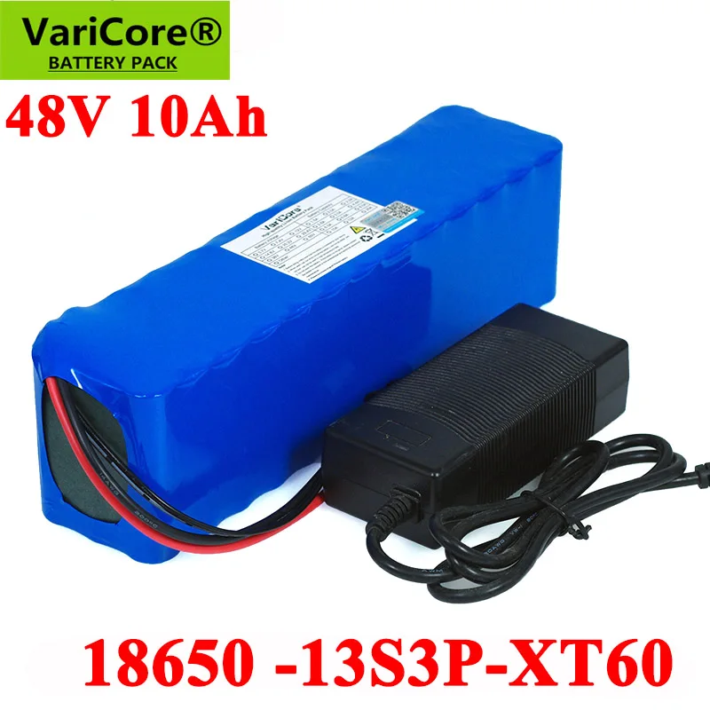 

VariCore e-bike battery 48V 10ah 6ah 18650 13S3P li ion battery pack bike conversion kit bafang 1000w and charger XT60 T Plug