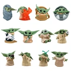 Коллекционная Фигурка маленького малыша йода из Звездных войн, детские игрушки мастер малыша, 4-6 см, мини-модели Disney, куклы, рождественские подарки для детей